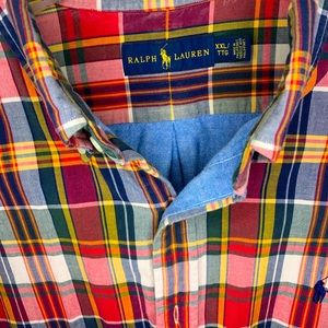 Polo Ralph Lauren Flannel Button Down shirt Men’s 2XL